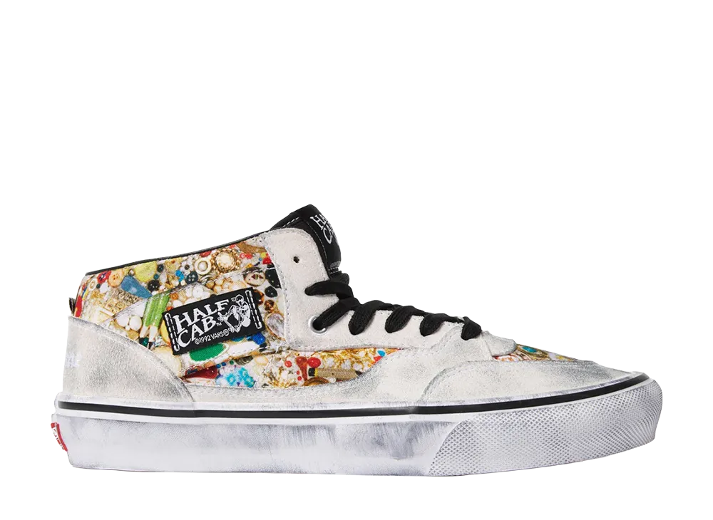 Supreme × Mike Kelley × Vans Half Cab "White" (26SS Week8)