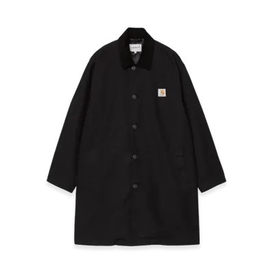 Carhartt WIP Webster Coat "Black/Black(Rinsed)"