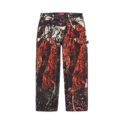 Supreme Double Knee Denim Painter Pant "Woods"