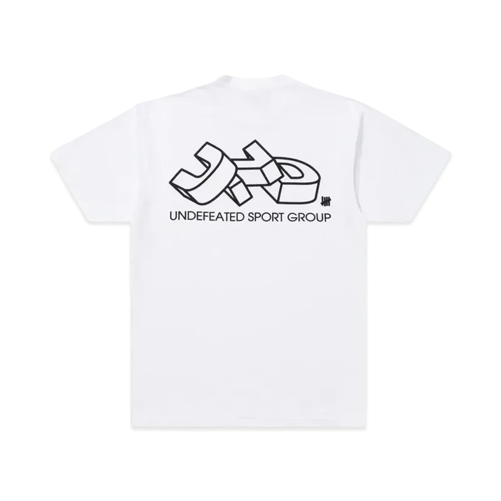 UNDEFEATED Top Heavy S/S Tee "White"