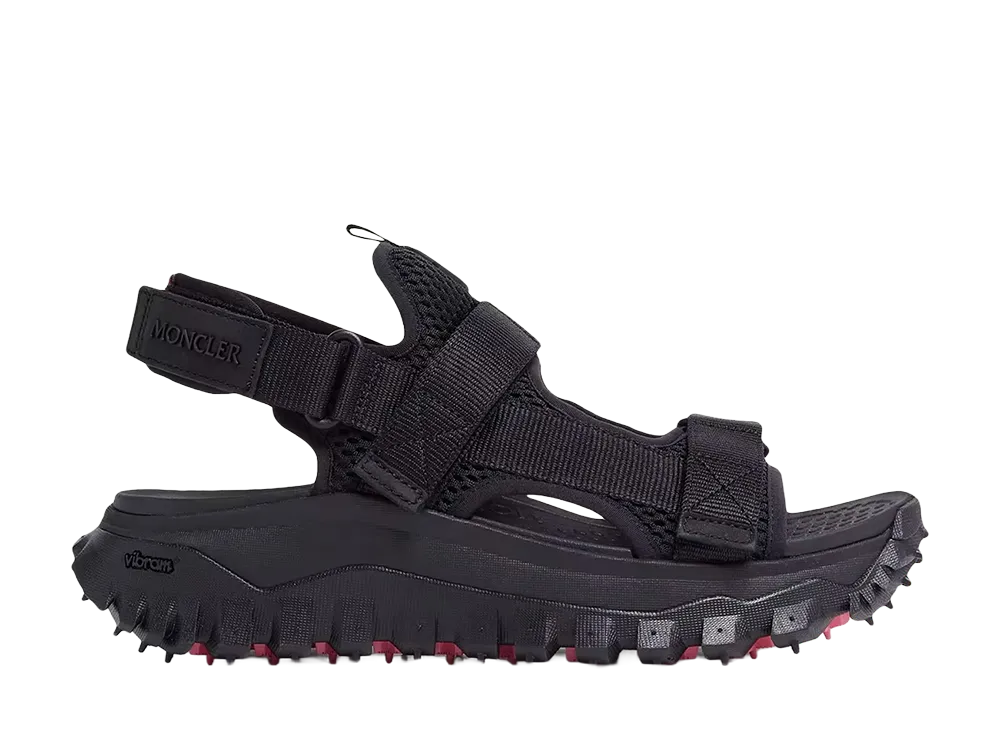 Moncler Women's Trailgrip Vela Sandals "Black"
