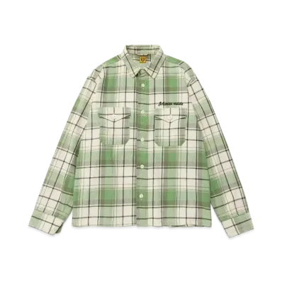 HUMAN MADE Checked Overshirt "Green"