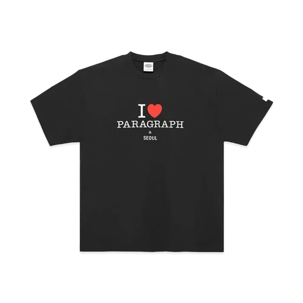 Paragraph Love Paragraph T Shirt "Black"