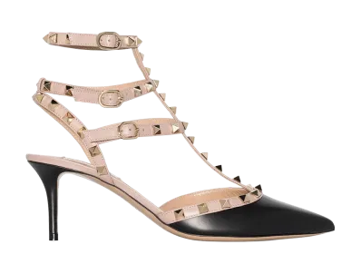Valentino Garavani Women's Rockstud Décolleté "Black"