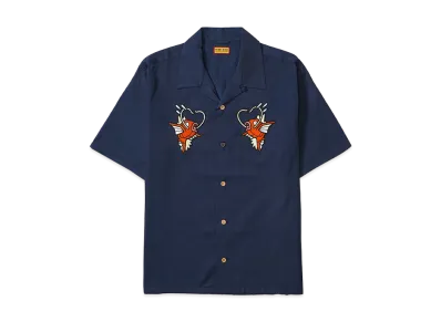 HUMAN MADE x Pokemon Made Aloha Shirt (Koiking) "Navy"