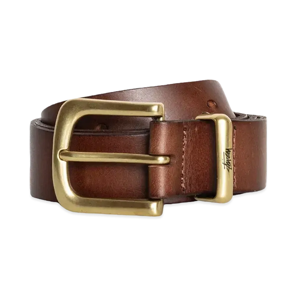 Stussy Metal S Tip Belt "Desert"