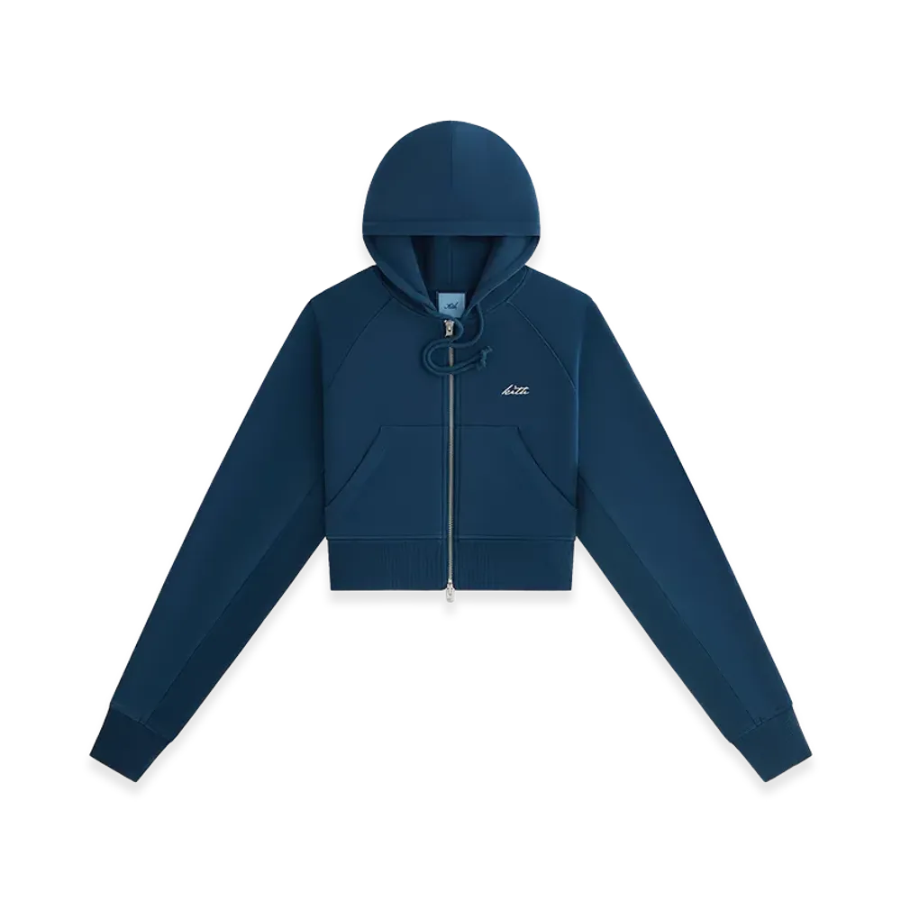 Kith Women's Davin Cropped Hoodie "Process"