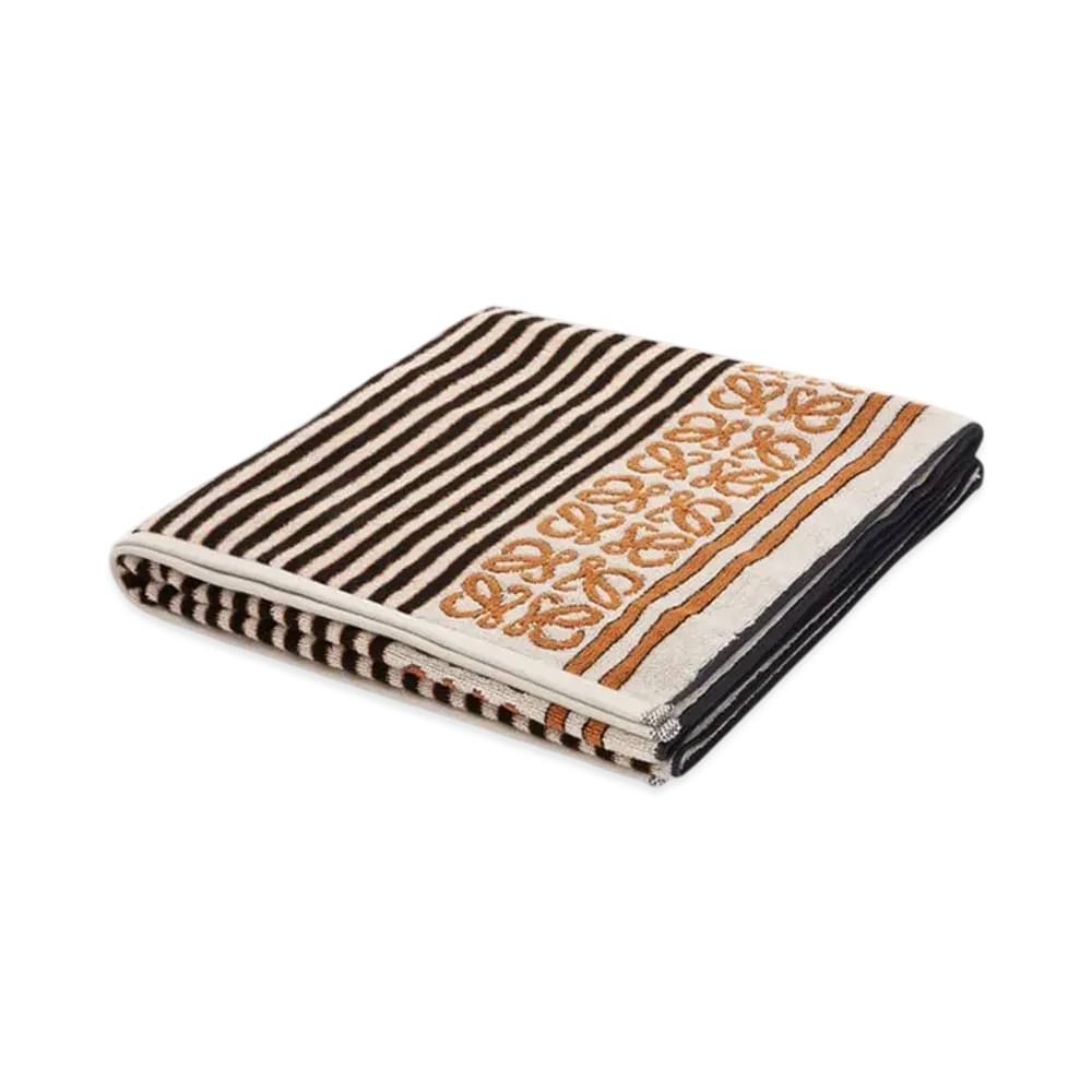 LOEWE Towel "Brown/Multicolor"