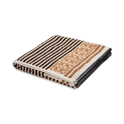 LOEWE Towel "Brown/Multicolor"