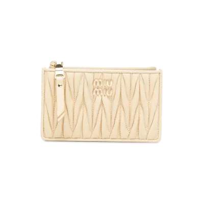 MIU MIU Women's Wallets "Beige"