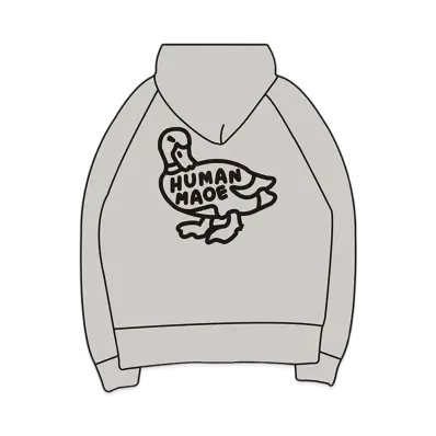 HUMAN MADE duck Sweatshirt hoodies "Grey"