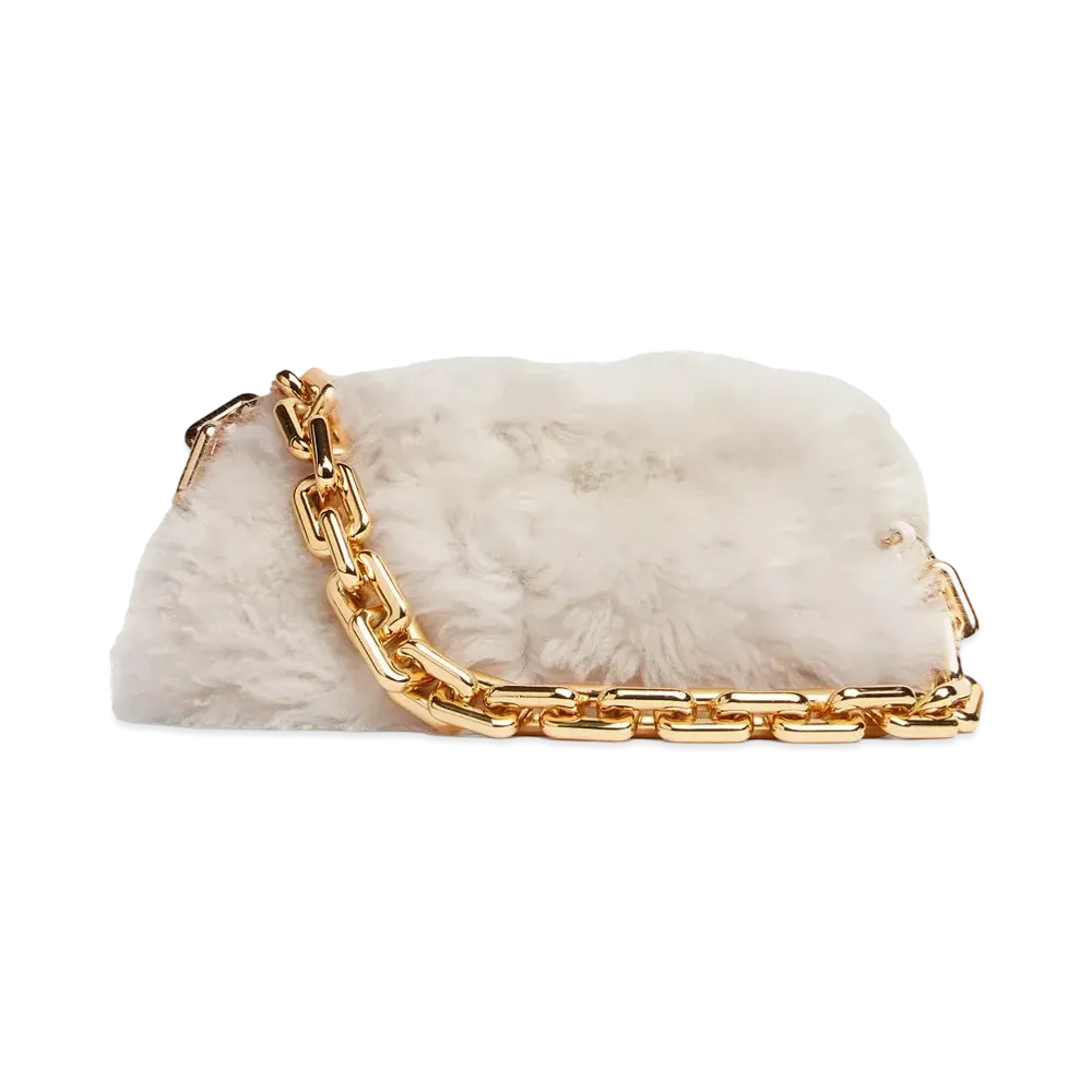 Bottega Veneta Chain Pouch "Popcorn"