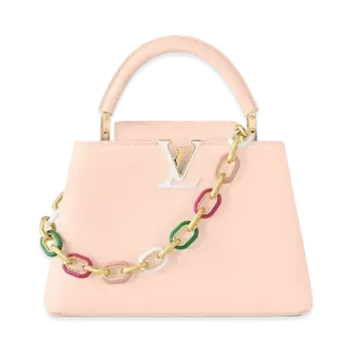 Louis Vuitton Capucines BB Taurillon Leather "Rose Jasmine"