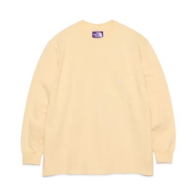 The North Face PURPLE LABEL 7oz Long Sleeve Pocket Tee "Butter x Off White"