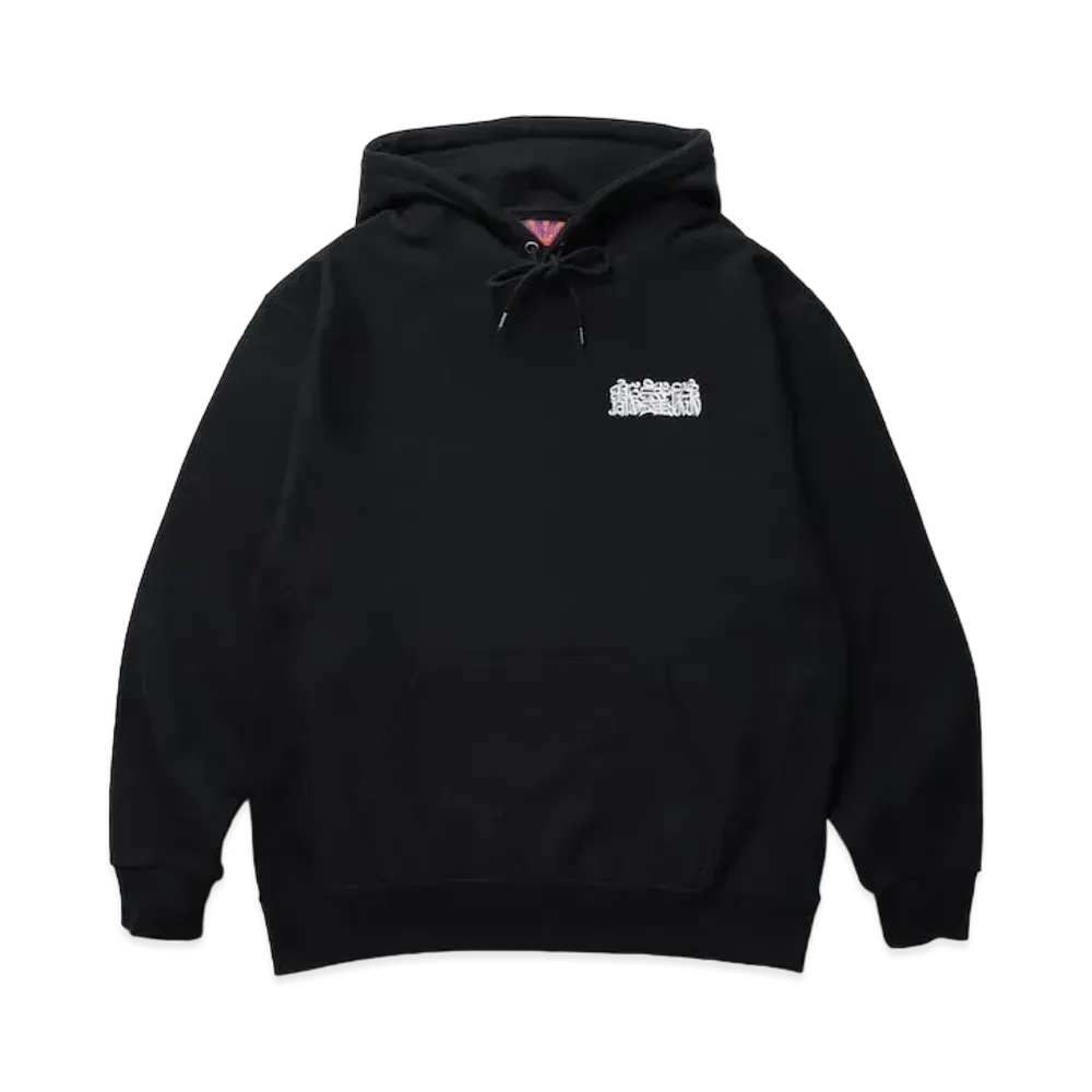 APHRODITEGANG NAMEDARUMA LOGO HEAVY WEIGHT HOODED SWEAT SHIRT "Black"