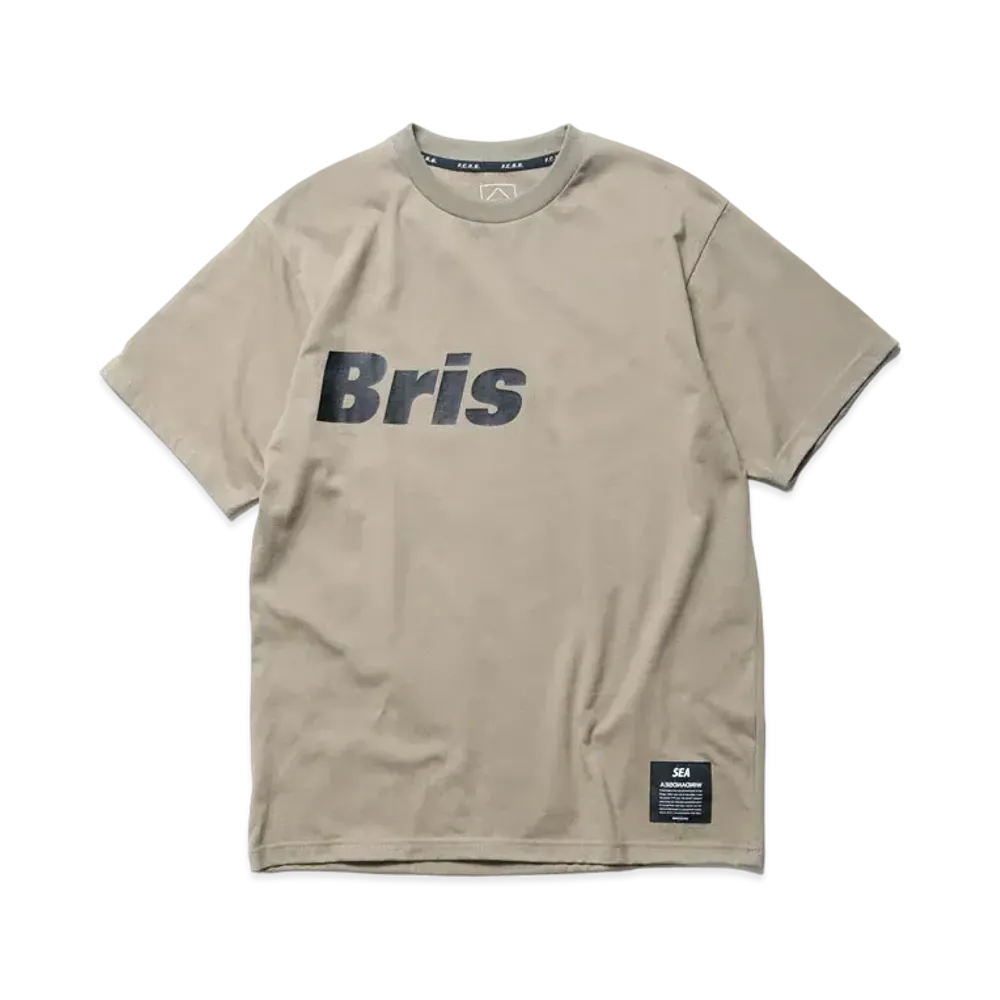 WIND AND SEA BRISTOL SEA BIG LOGO TEE "Beige"
