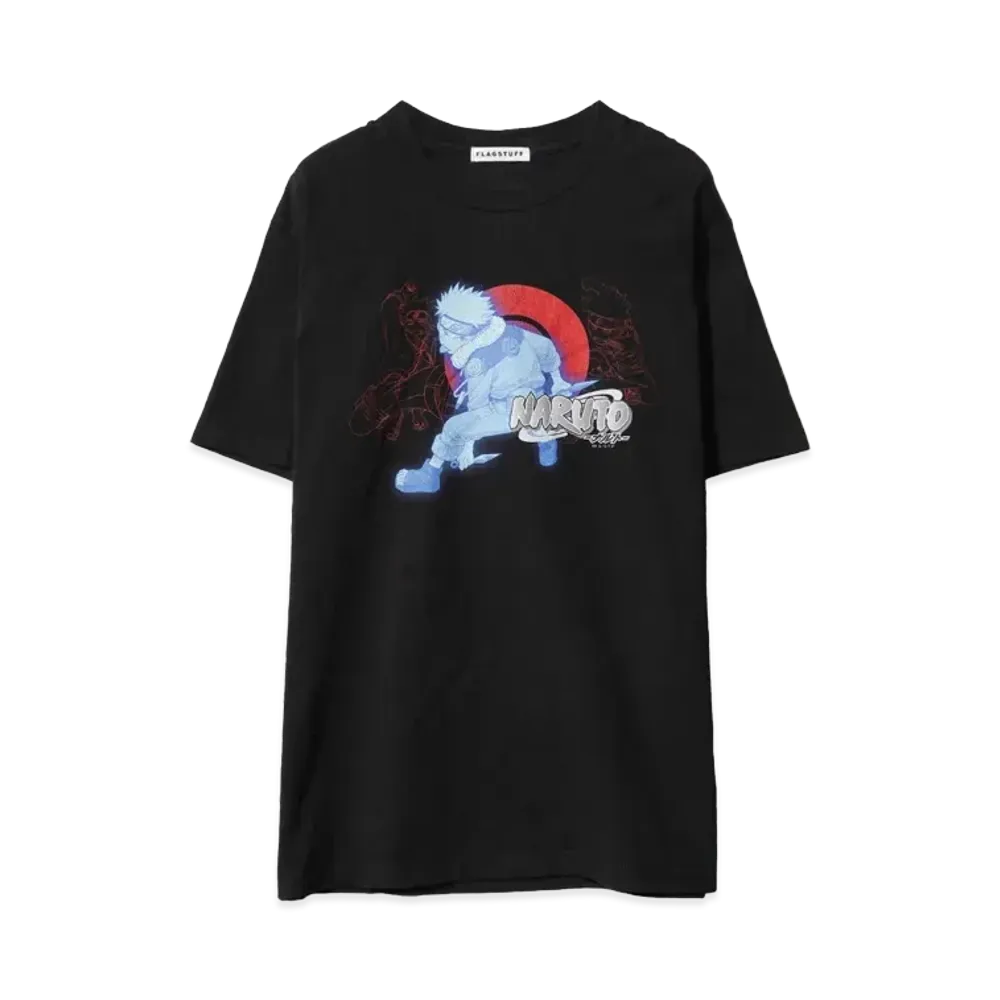 NARUTO x F-LAGSTUF-F "NARUTO " S/S TEE "BLACK"