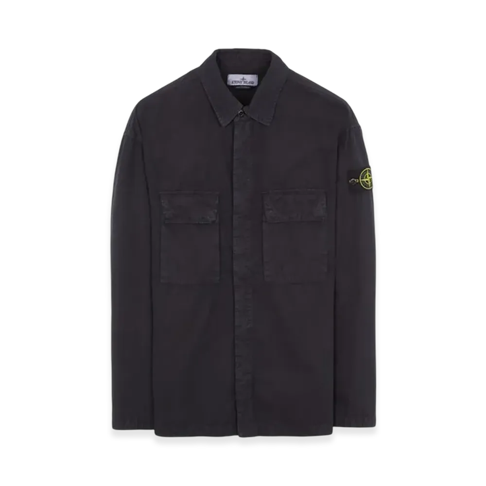 Stone Island 115WN Old Treatment Overshirt - 23SS "Navy Blue"