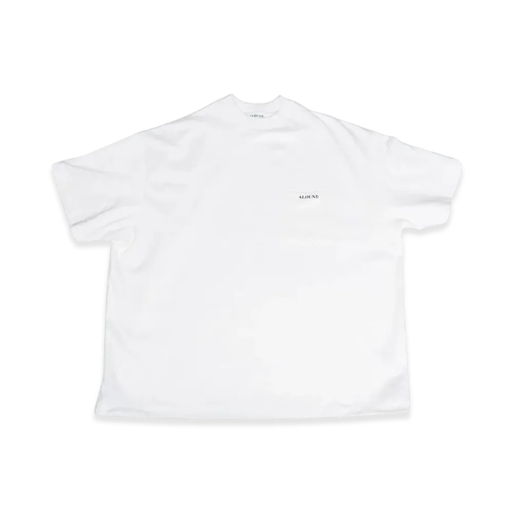 ALOUND Oversized Pocket Tee "White"