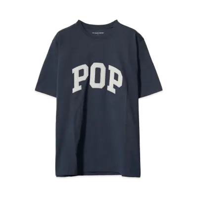 POP TRADING COMPANY arch t-shirt "NAVY"