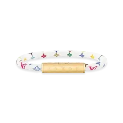 Louis Vuitton x Takashi Murakami LV Confidential Bracelet Other Leather Monogram "Multicolore Blanc"