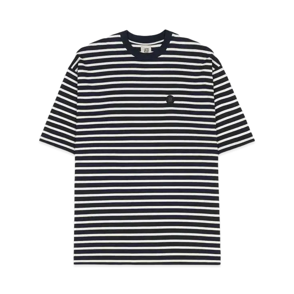 NNBF BORDER T-SHIRTS "NAVY"