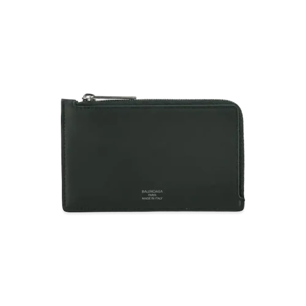 BALENCIAGA Envelope Long Coin and Card Holder Japan Exclusive Color "Dark Green"