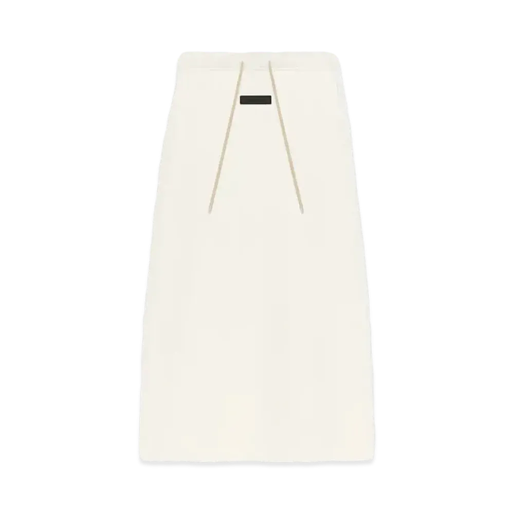 FEAR OF GOD ESSENTIALS Women's Jersey Skirt "Cloud Dancer"