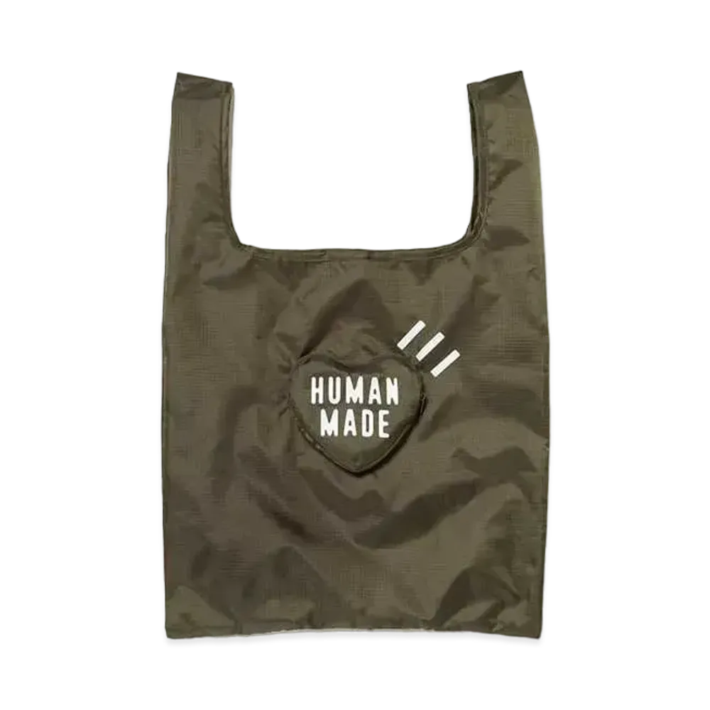 HUMAN MADE Heart Shopper Bag "Olive Drab"