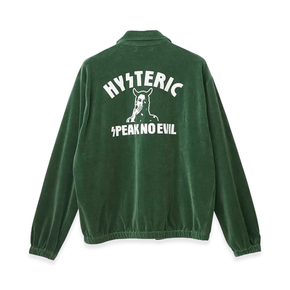 HYSTERIC GLAMOUR SPEAK NO EVIL Jacket "Green"