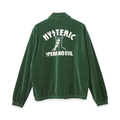 HYSTERIC GLAMOUR SPEAK NO EVIL Jacket "Green"