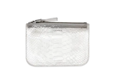 COMME des GARCONS Zip Pouch "White"