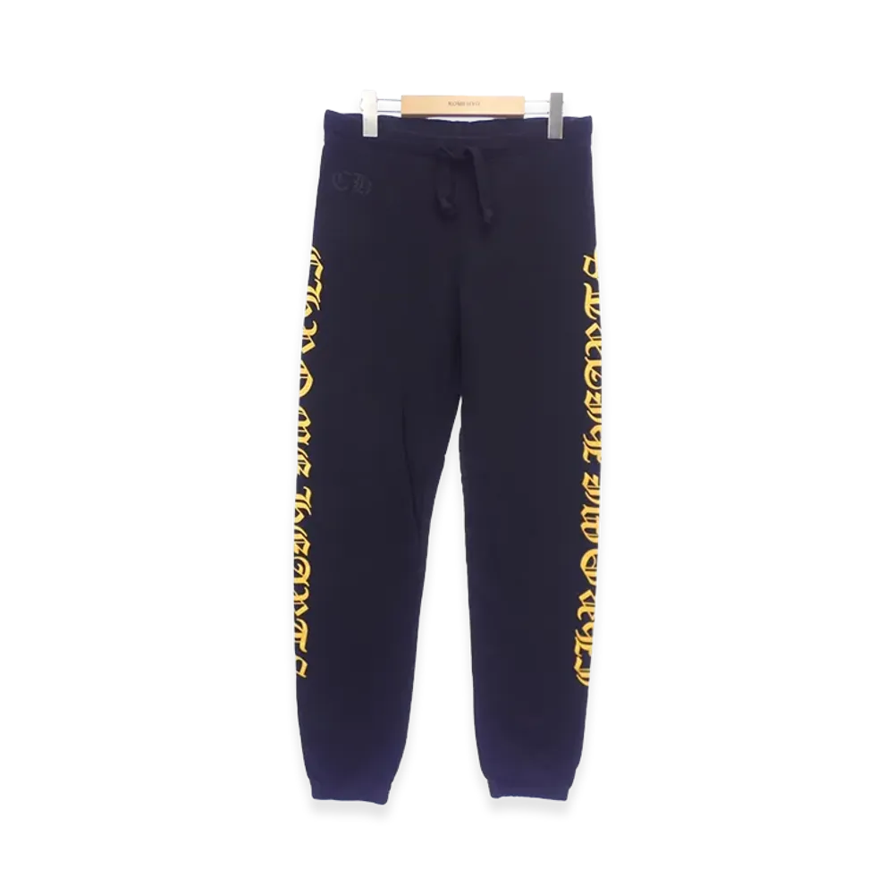 Chrome Hearts Side Logo Sweatpants "Black/Yellow"