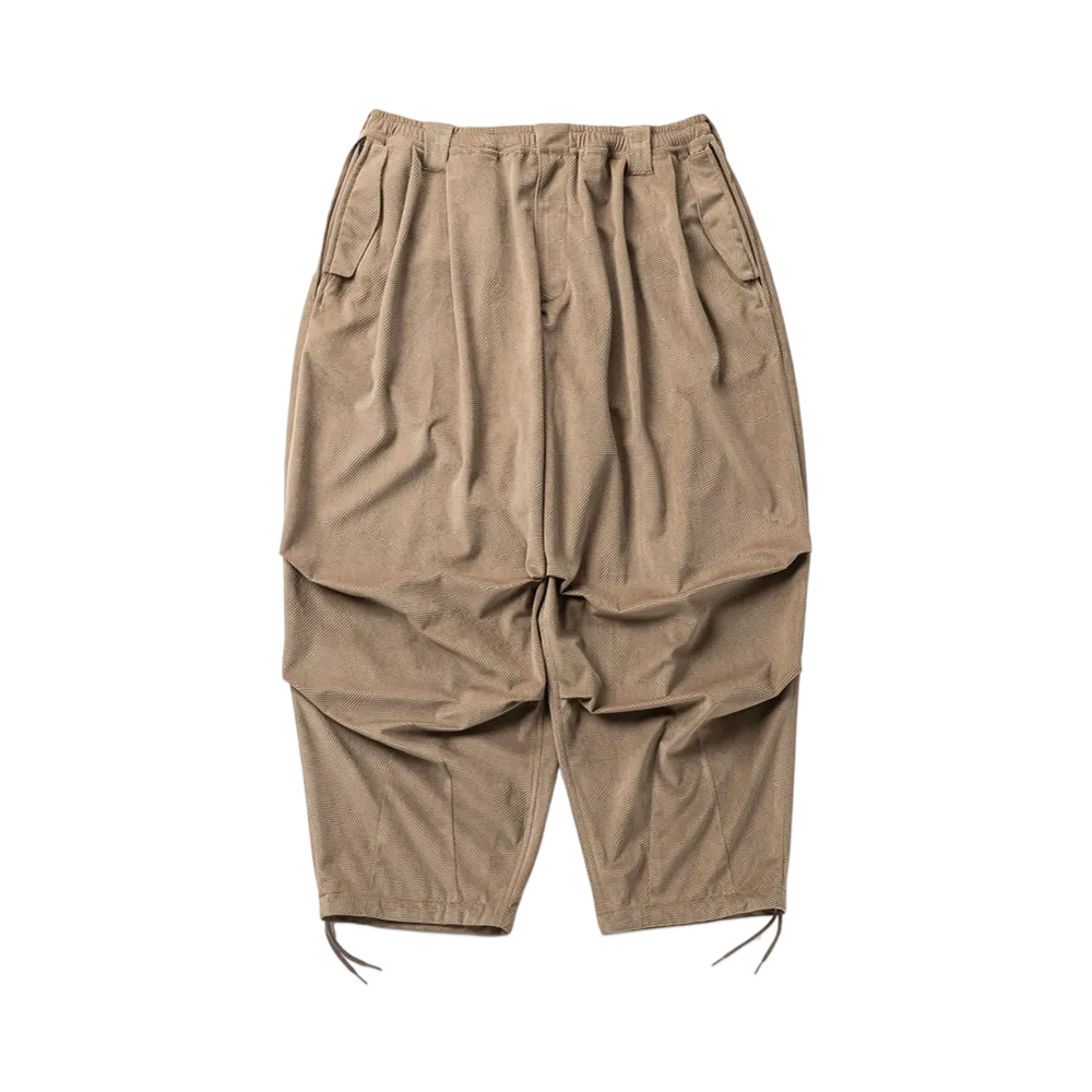 TIGHTBOOTH Geometric Cord Snow Pants "Light Brown"