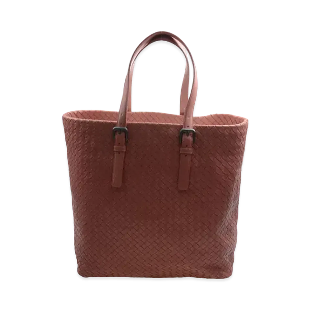 Bottega Veneta Lambskin Hand Bag "Pink"