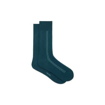 Paul Smith Three Stripe Socks "DarkGreen"