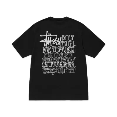 Stussy California Grown Tee Pigment Dyed "Black"
