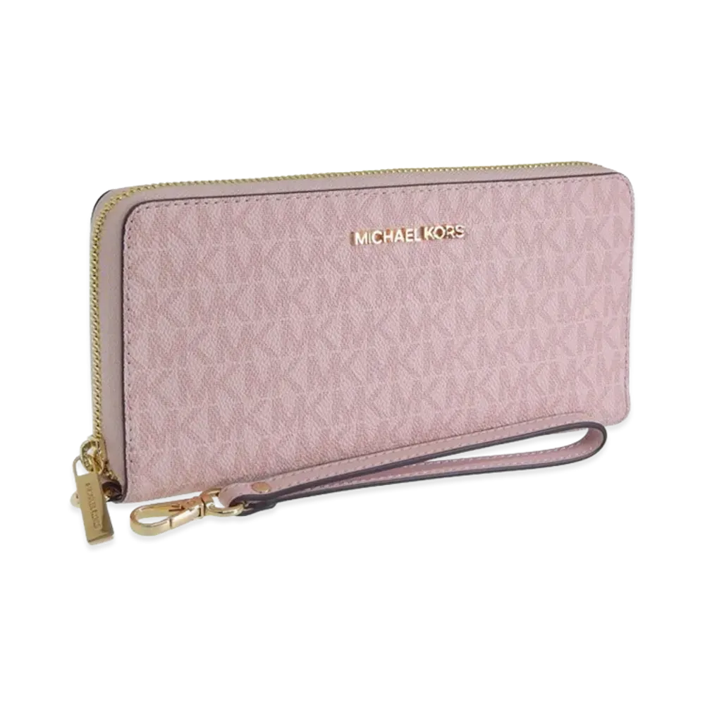 MICHAEL KORS Women's Jet Set Travel LG Travel Continental "Pink"