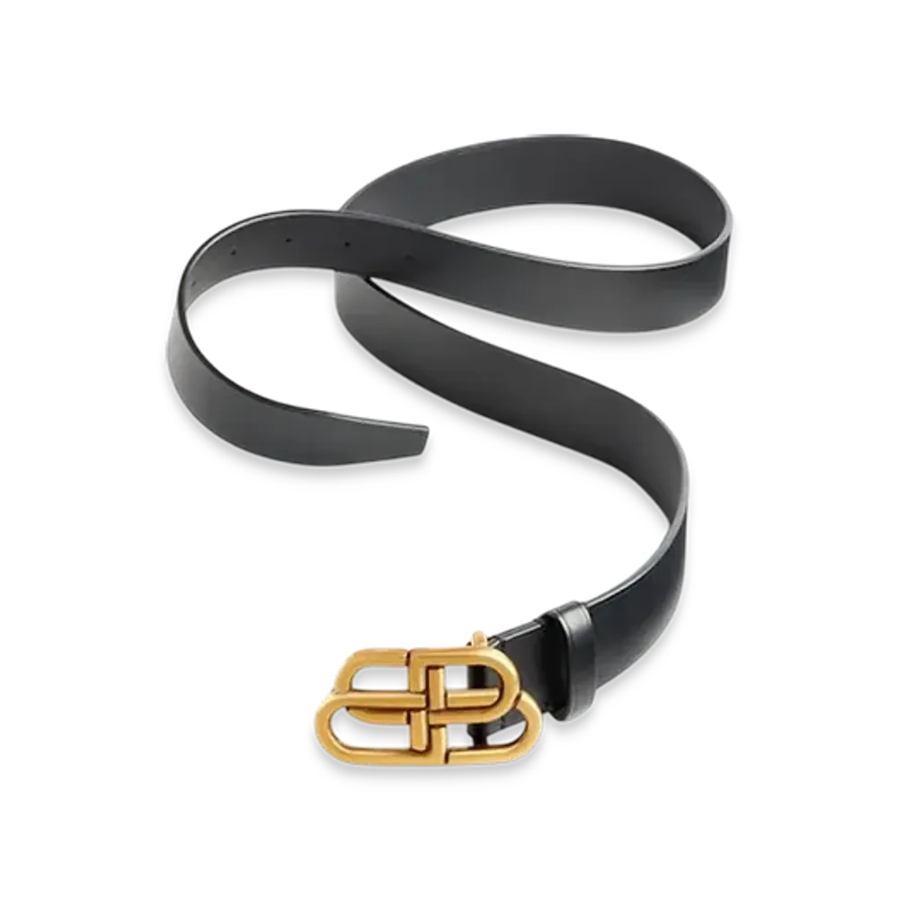 BALENCIAGA BB Large Belt "Black"