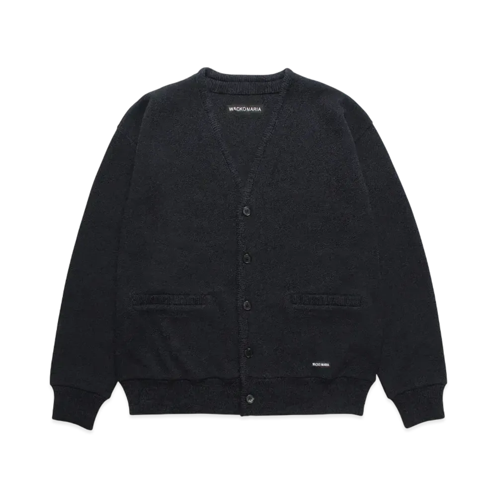 WACKO MARIA Classic Knit Cardigan "Chacoal"
