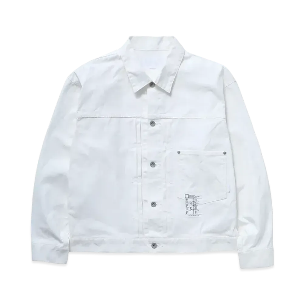 NEIGHBORHOOD BW . Type-1 Jacket "White"