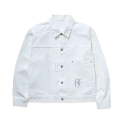NEIGHBORHOOD BW . Type-1 Jacket "White"