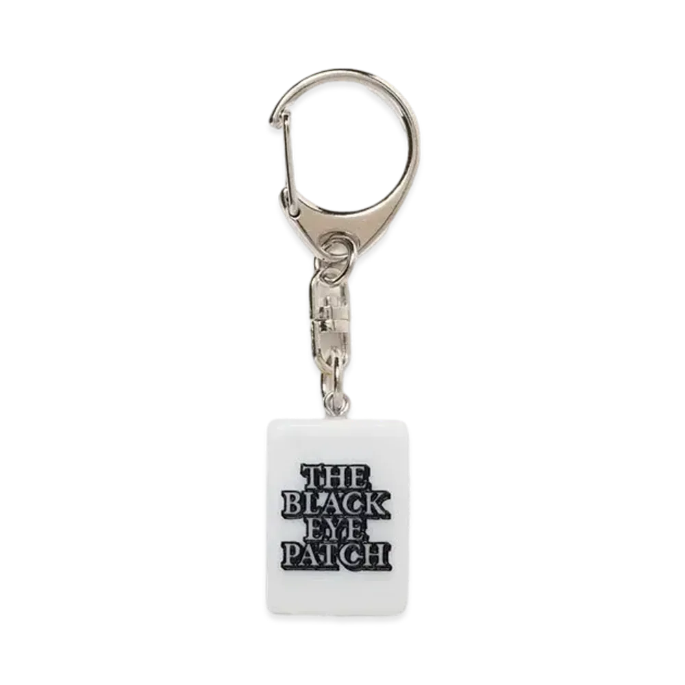 BlackEyePatch OG Label Mahjong Keychain "White"