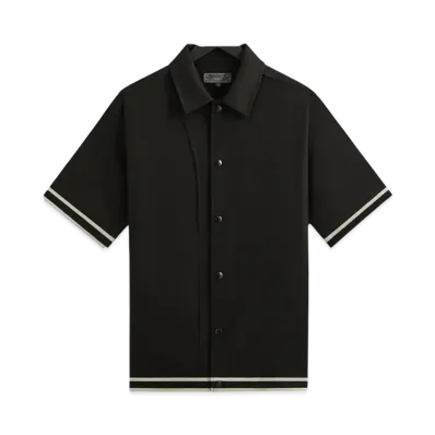 Kith Double Weave Woodpoint Shirt "Black"