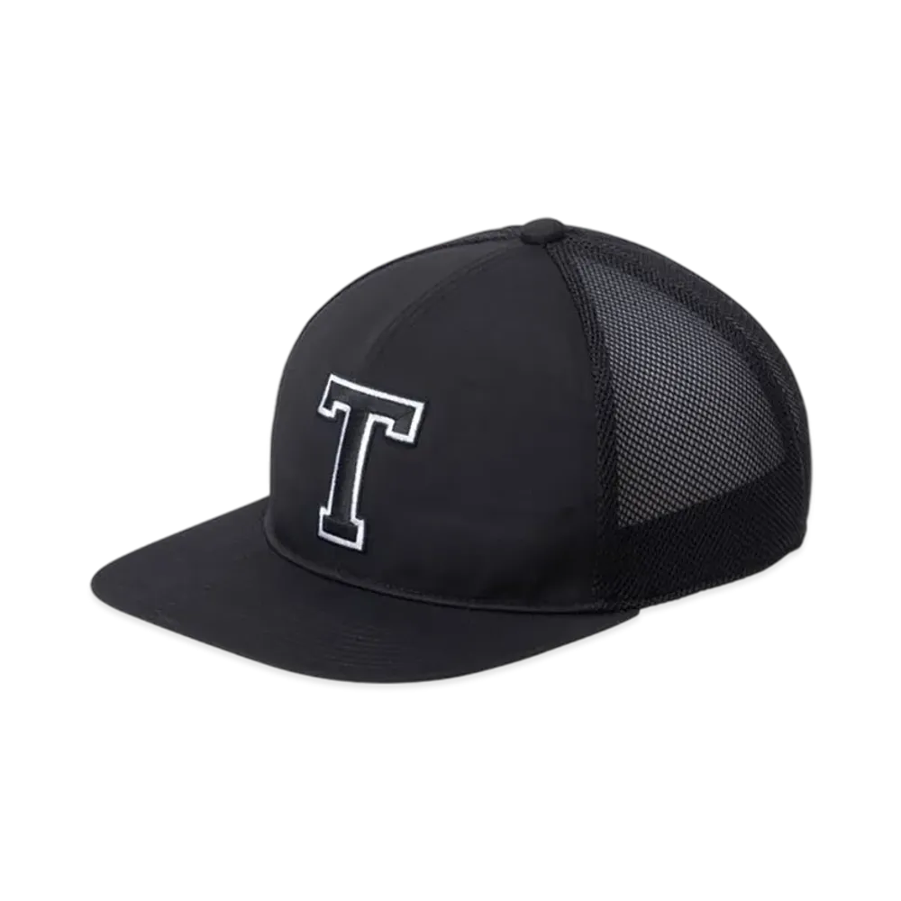 The North Face Logo Trucker Mesh Cap "Black"