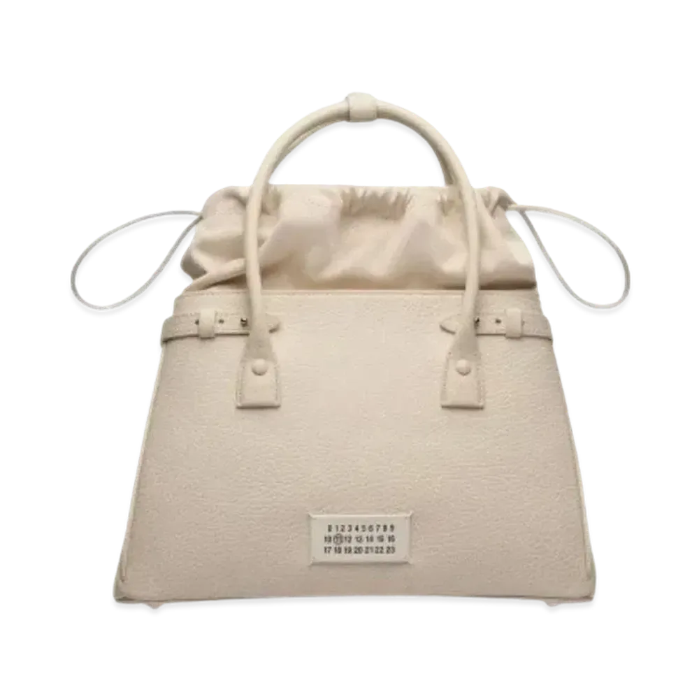 Maison Margiela 5AC Medium Drawstring Shoulder Bag "Gray"