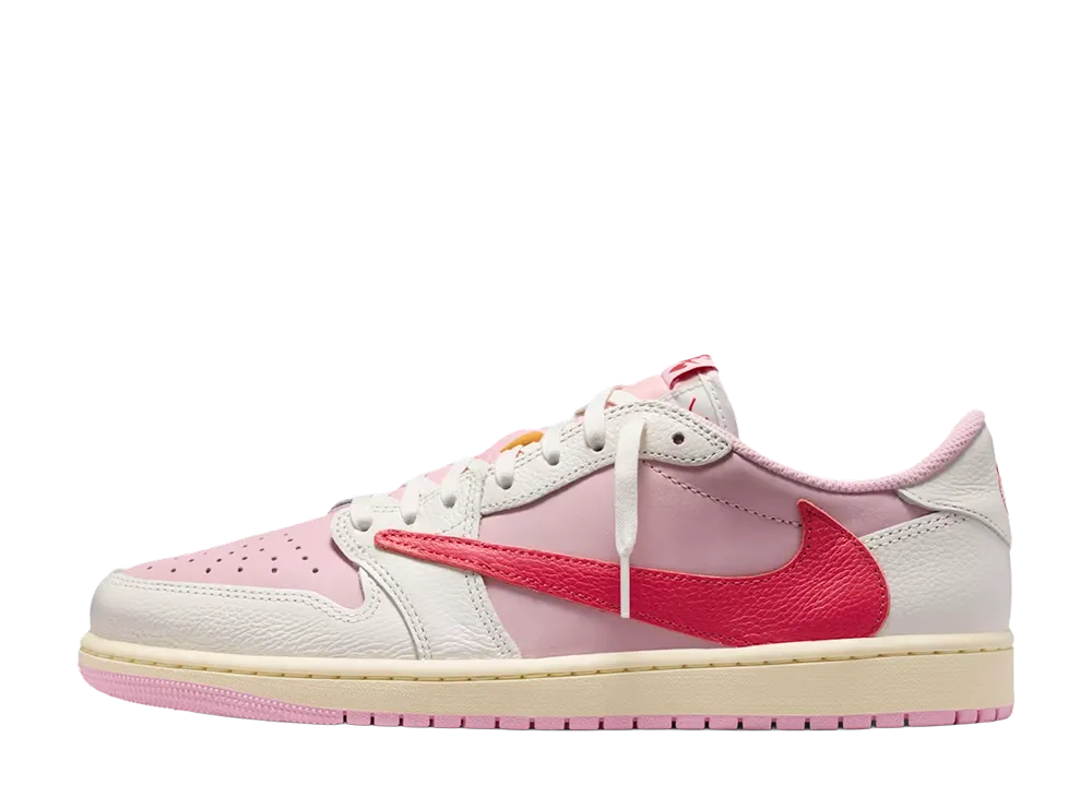 Travis Scott × Nike Air Jordan 1 Retro Low OG "Sail/Tropical Pink"