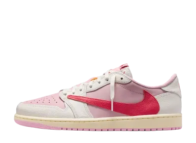 Travis Scott × Nike Air Jordan 1 Retro Low OG "Sail/Tropical Pink"