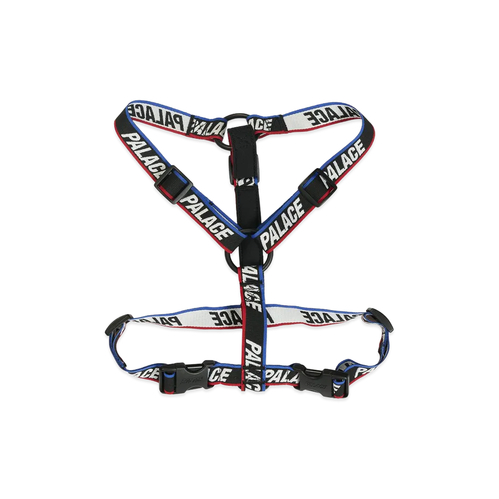 PALACE Basically A Dog Harness "Black Multi"