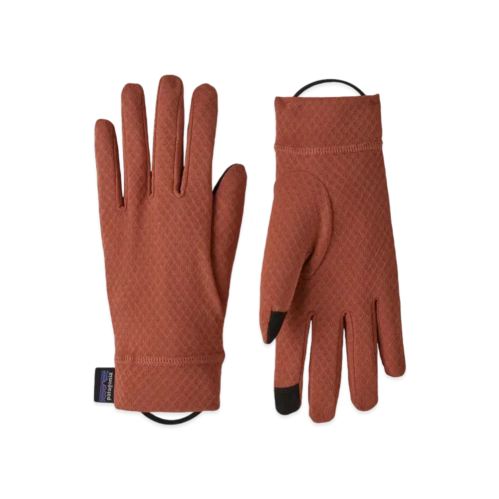 Patagonia Men's Cap Midweight Liner Glove "Red"